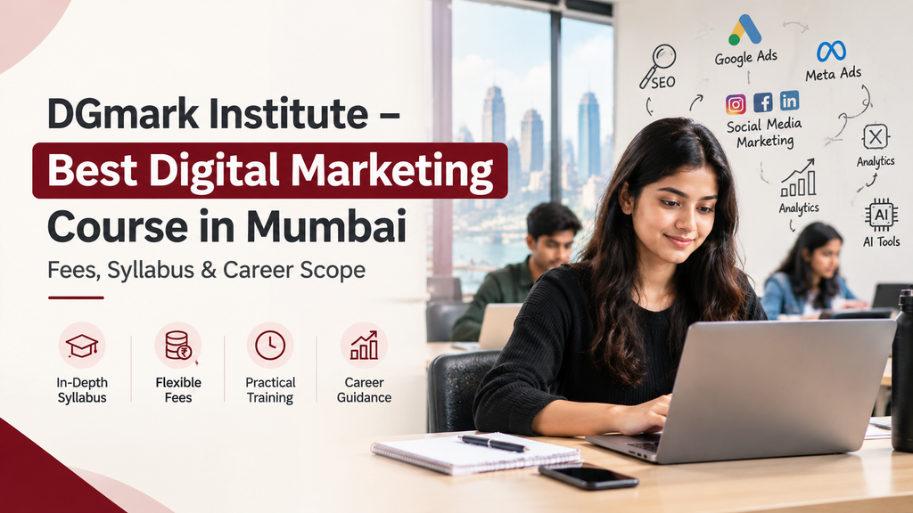 DGmark Institute – Best Digital Marketing Course in Mumbai: Fees, Syllabus & Career Scope.